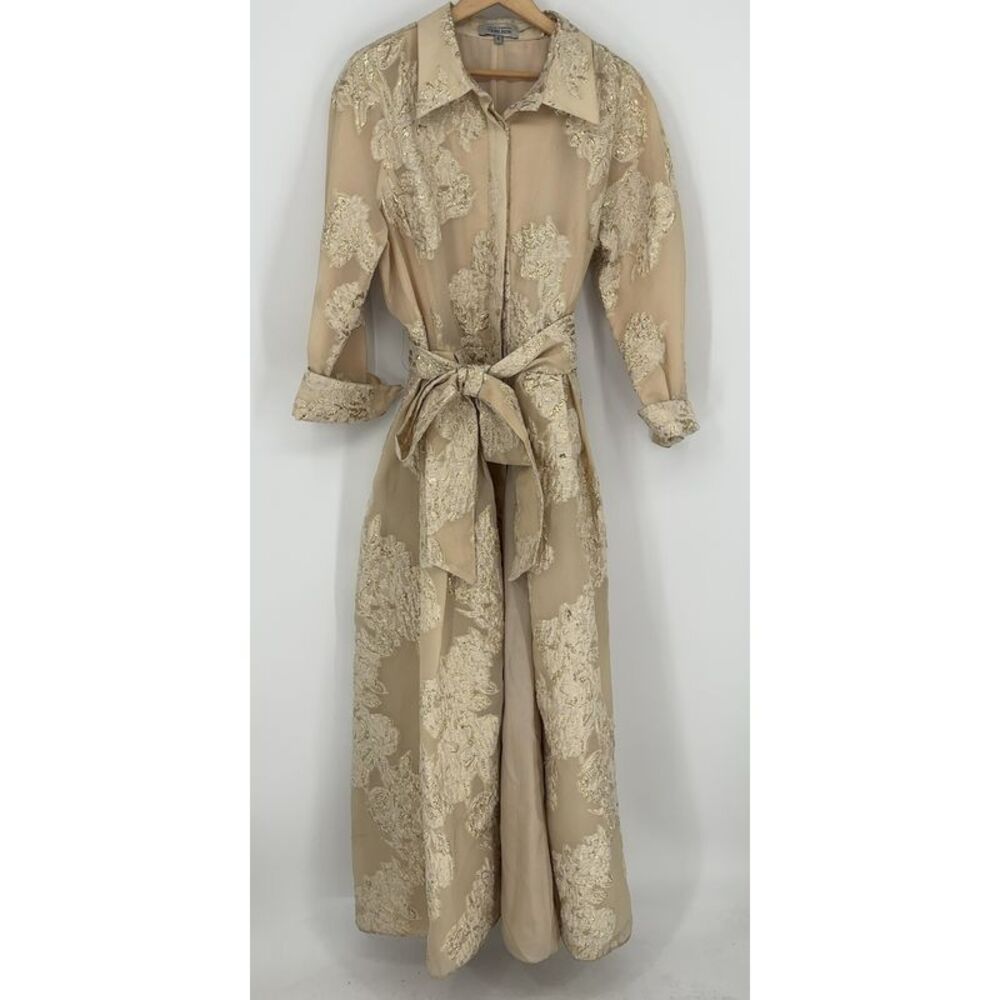 Teri Jon by Rickie Freeman Off-The-Shoulder Gown